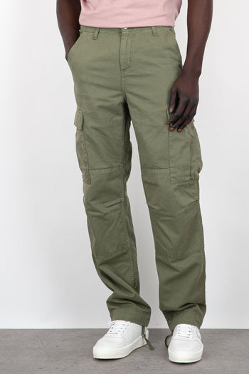 WIP Pantalone Regular Cargo Cotone Verde - 4