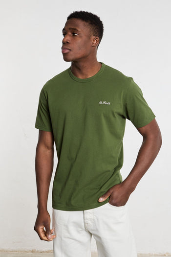 T-Shirt Dover Girocollo Cotone Colore Verde - 3