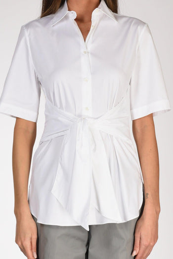 Camicia Fiocco Bianco Donna - 3