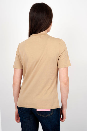 T-Shirt Box Cotone Sabbia - 4