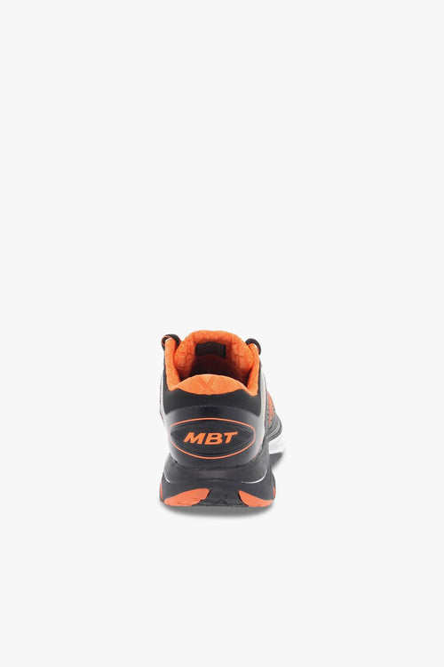 Sneakers GTC-2000 LACE UP RUNNING W in tessuto e ecopelle nero e arancione - 2