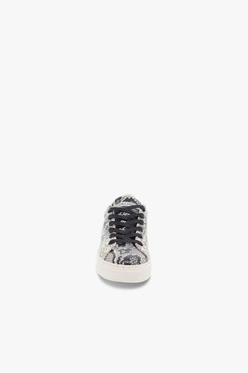 Sneakers LOW TOP CLASSIC in stampato e laminato roccia e argento - 4