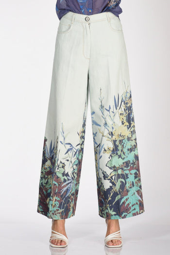 Jeans Stampa Azzurro/multicolor Donna - 3