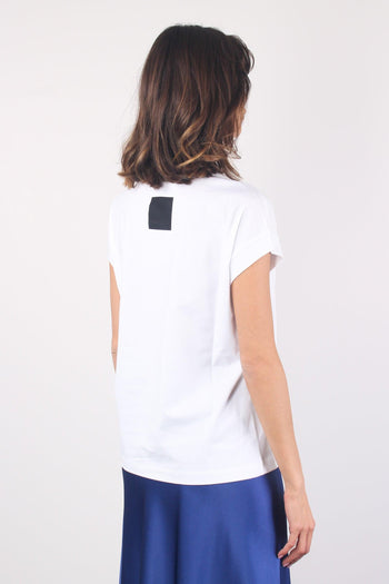 T-shirt Over Cotone Bianco - 6
