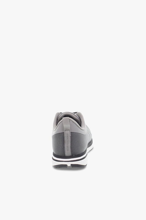 Sneakers SPEED-1200 LACE UP RUNNING W in tessuto e ecopelle grigio e nero - 2