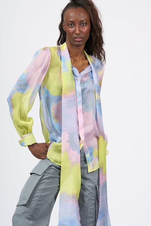 Camicia Lare Multicolor Donna - 1