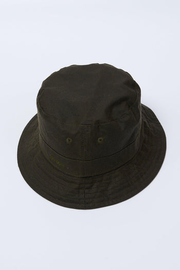 Cappello Pioggia Wax Verde Uomo - 5