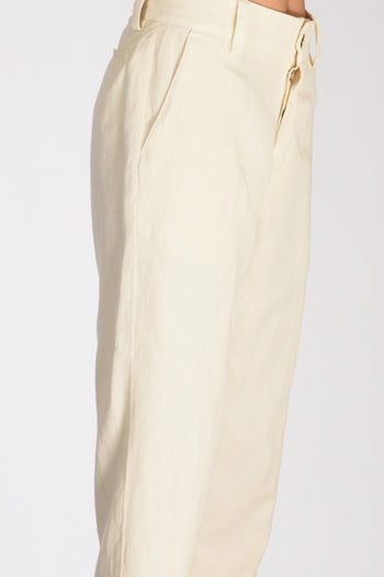 Pantalone Gio Bianco Naturale Donna - 5