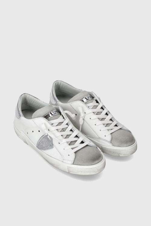 Sneaker PRSX Pelle Bianco/Argento - 2