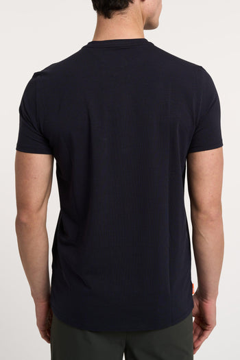 T-Shirt 95% Cotone 5% Elastan Blu - 4