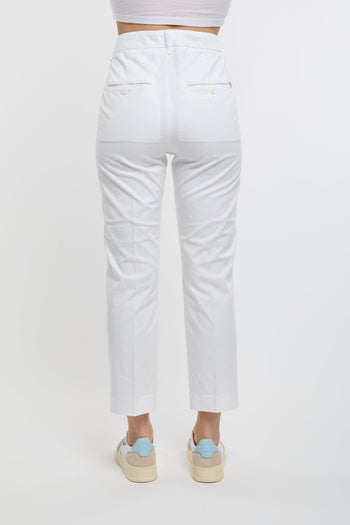 Pantalone Nima Zip CO/EA Bianco - 5