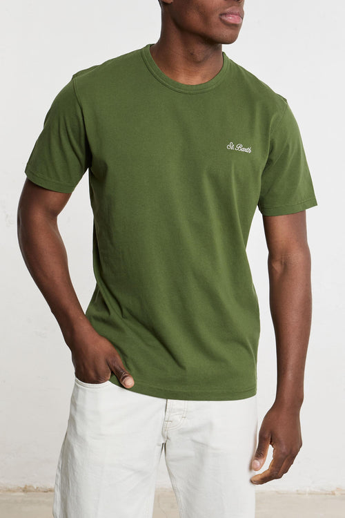 T-Shirt Dover Girocollo Cotone Colore Verde - 1