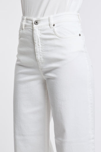 Max Mara Jeans 98% CO 2% EA Bianco - 6