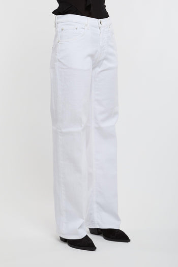 Jeans Jacklyn in Misto Cotone Bianco - 3