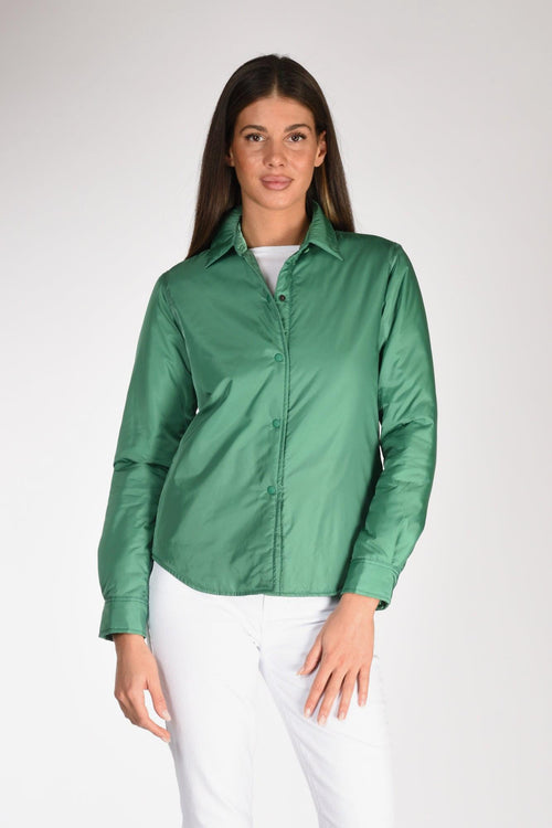 Camicia Imbottita Verde Donna - 1