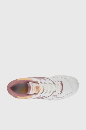Sneaker 550 Pelle Bianco/Rosa - 3