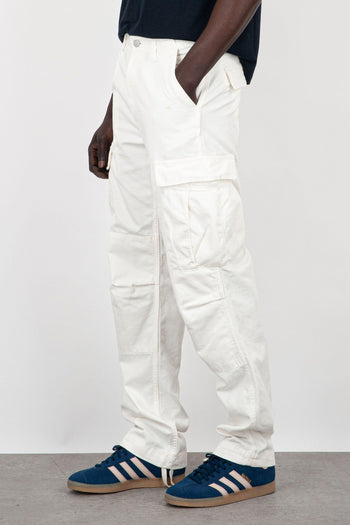 WIP Pantalone Regular Cargo Cotone Bianco - 4