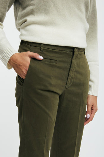 Pantalone Gabardina Arile Verde - 4