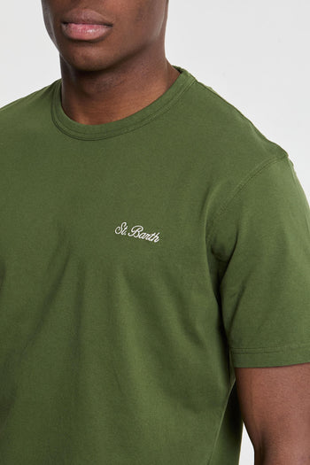 T-Shirt Dover Girocollo Cotone Colore Verde - 5