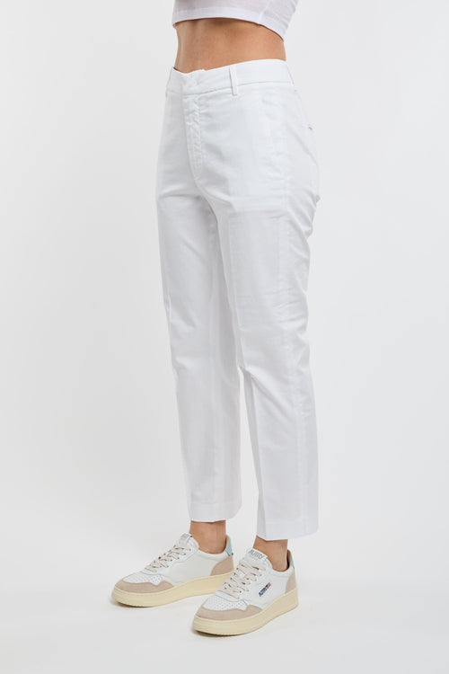 Pantalone Nima Zip CO/EA Bianco - 2