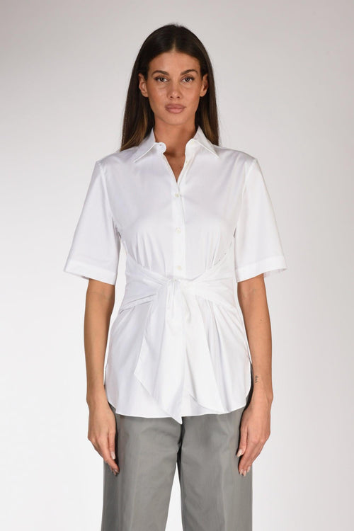 Camicia Fiocco Bianco Donna - 2