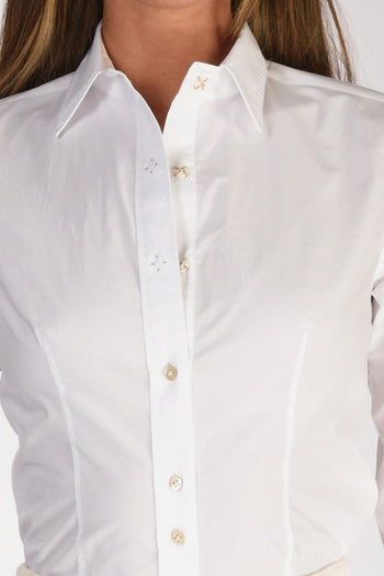 Camicia Colletto Bianco Donna - 3