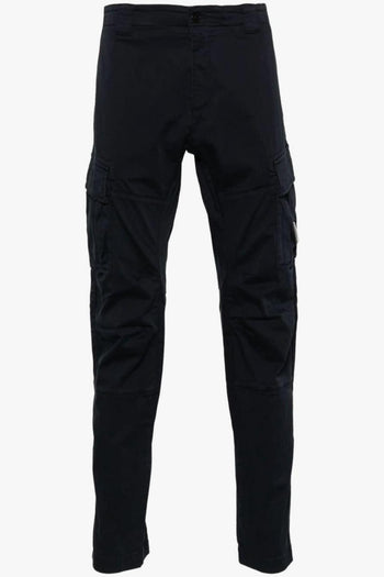Pantalone Cotone/Elastan Blu elasticizzato - 5