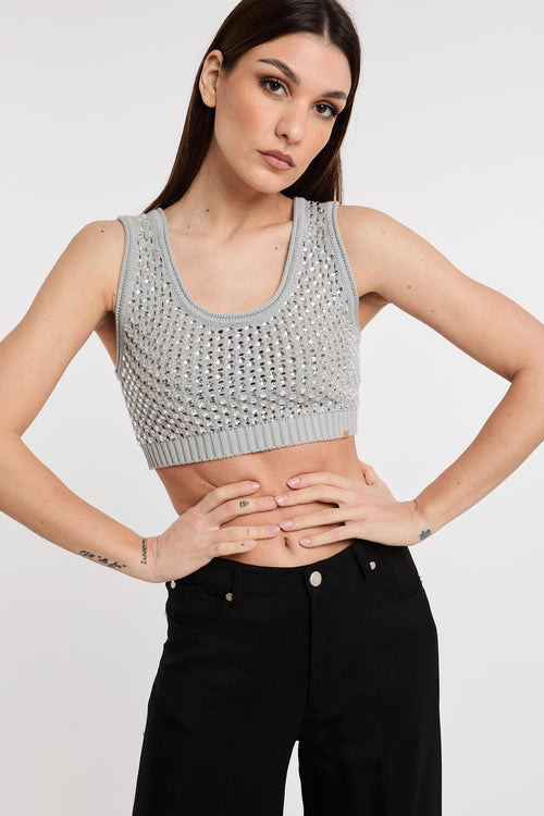 Top Cropped con Strass 5080 - 1
