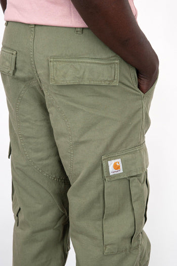 WIP Pantalone Regular Cargo Cotone Verde - 3