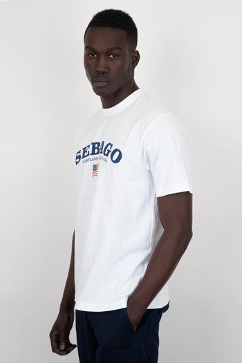 T-Shirt Wiscasset Cotone Bianco - 3