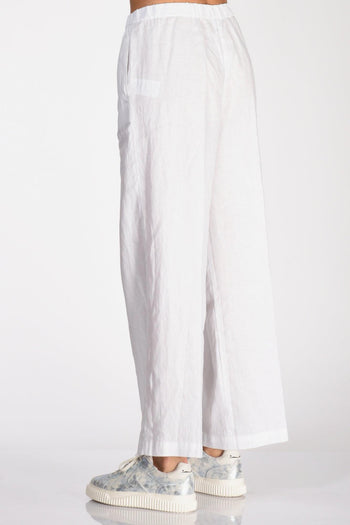 Pantalone Elastico Bianco Donna - 6