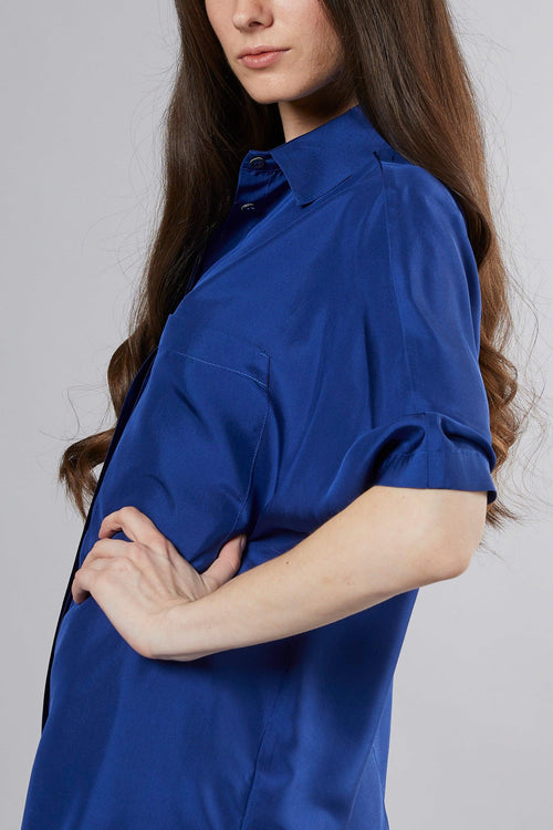 Semi-couture Camicia Gabrielle Blu Donna - 2