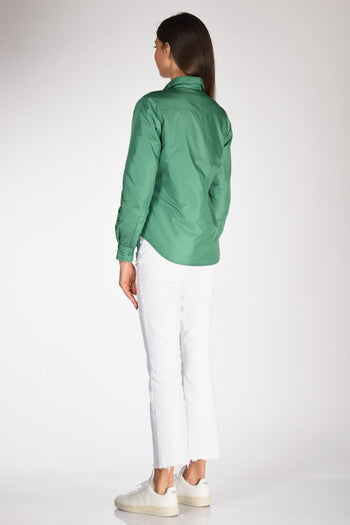 Camicia Imbottita Verde Donna - 5