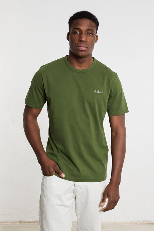 T-Shirt Dover Girocollo Cotone Colore Verde - 2