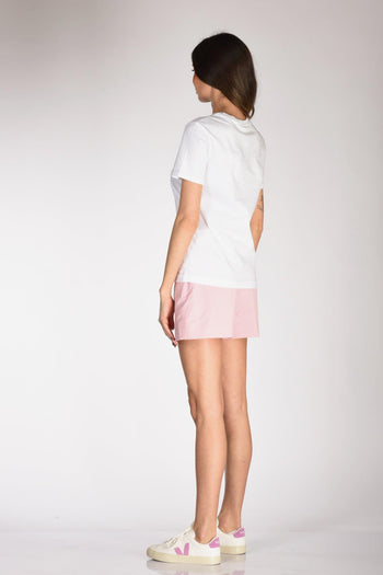 Tshirt Stampa Bianco/multicolor Donna - 5