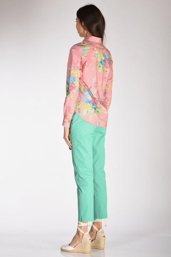 Camicia Colletto Rosa/multicolor Donna - 5