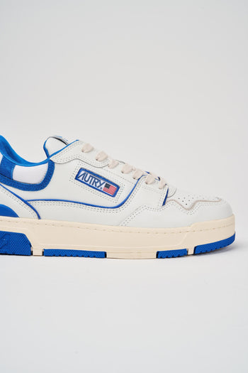 CLC Sneakers in pelle bianca e blu - 5
