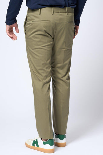 Pantalone Dieci Verde Militare Uomo - 3