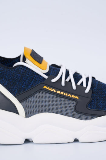 Sneaker Hybrid Blu/Giallo Uomo - 5