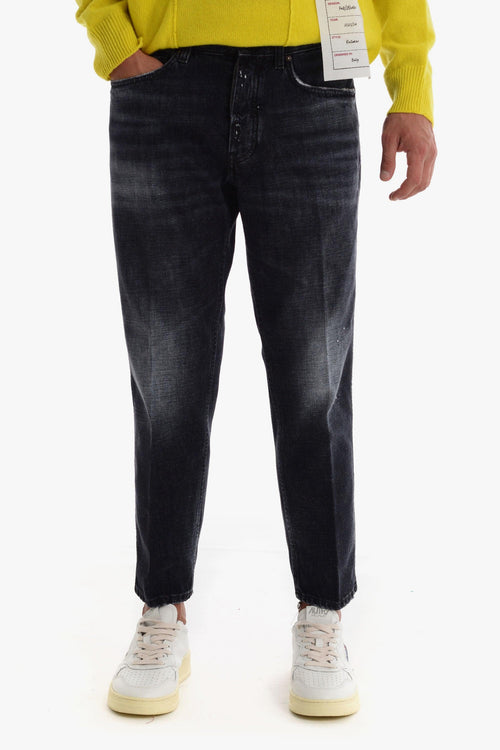 Jeans Nero Uomo Stonewashed - 1
