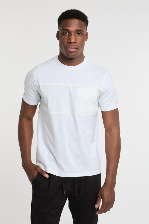 T-Shirt in superfine cotton stretch e light scuba