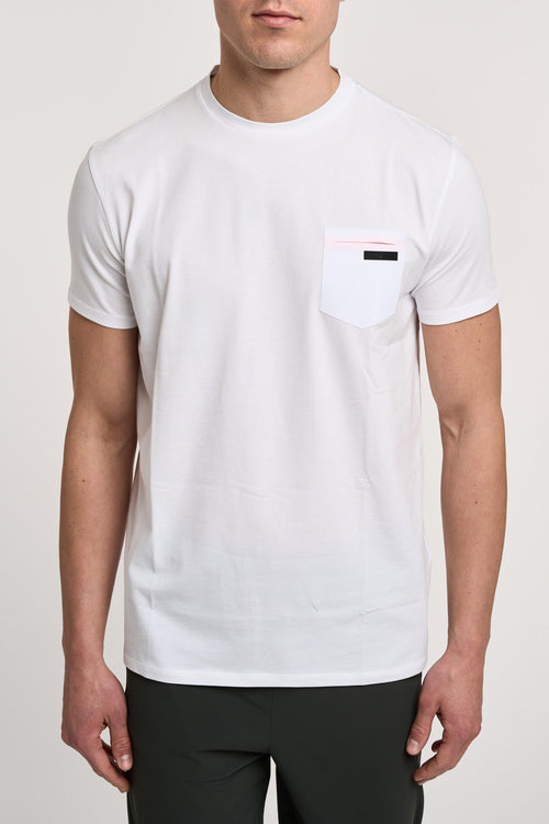 T-shirt Bianco 95% Cotone 5% Elastan
