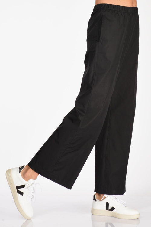 Pantalone Elastico Nero Donna - 1