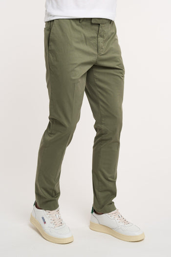 Pantalone Ventre Piatto 98% Cotone/2% Elastan Verde - 3