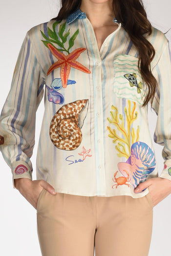 Camicia Isabel Bianco/multicolor Donna - 3