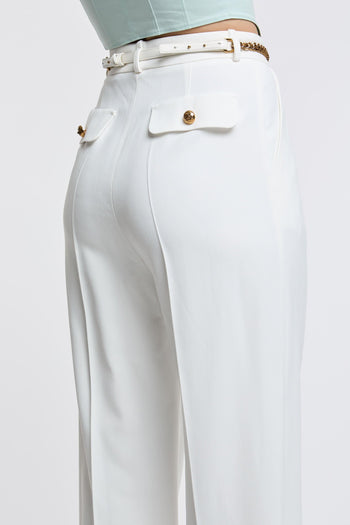 Pantalone 97% VI 3% EA Bianco - 5