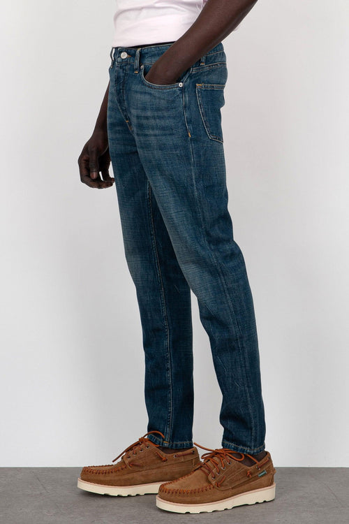 Jeans Drake Blu Medio Uomo