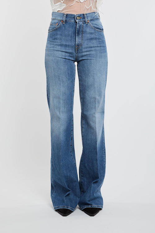 Jeans Amber 100% Cotone Blu