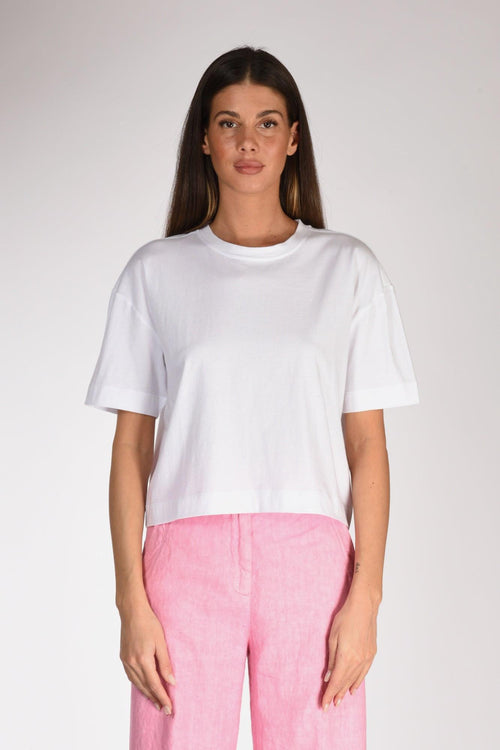 Tshirt Crop Bianco Donna - 2