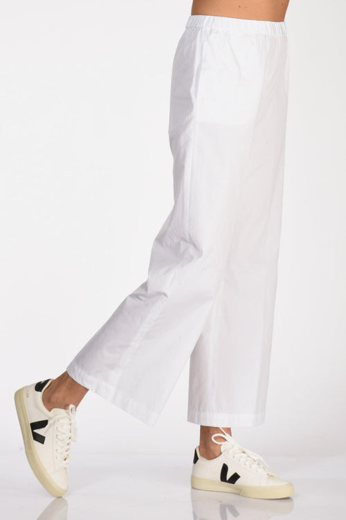 Pantalone Elastico Bianco Donna - 1